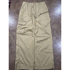 Vintage Y2k Nautica Cargo Pants 34x34 (fits 36x35) Paratrooper Military Baggy